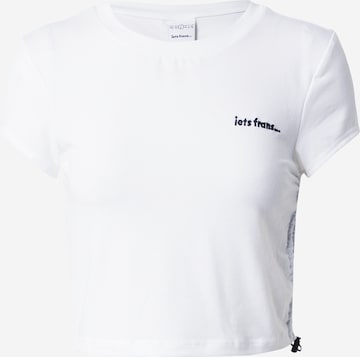 iets frans Shirt in Wit: voorkant