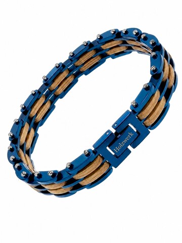 Holzwerk - Pulsera 'VILLESEE' en azul: frente