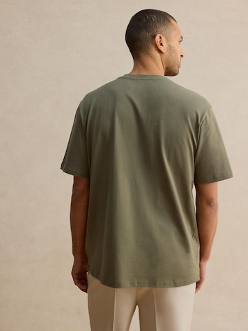 DAN FOX APPAREL Majica 'Cem' | zelena barva