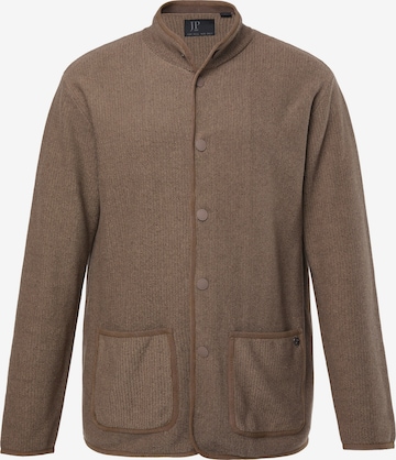 JP1880 Gebreid vest in Bruin: voorkant