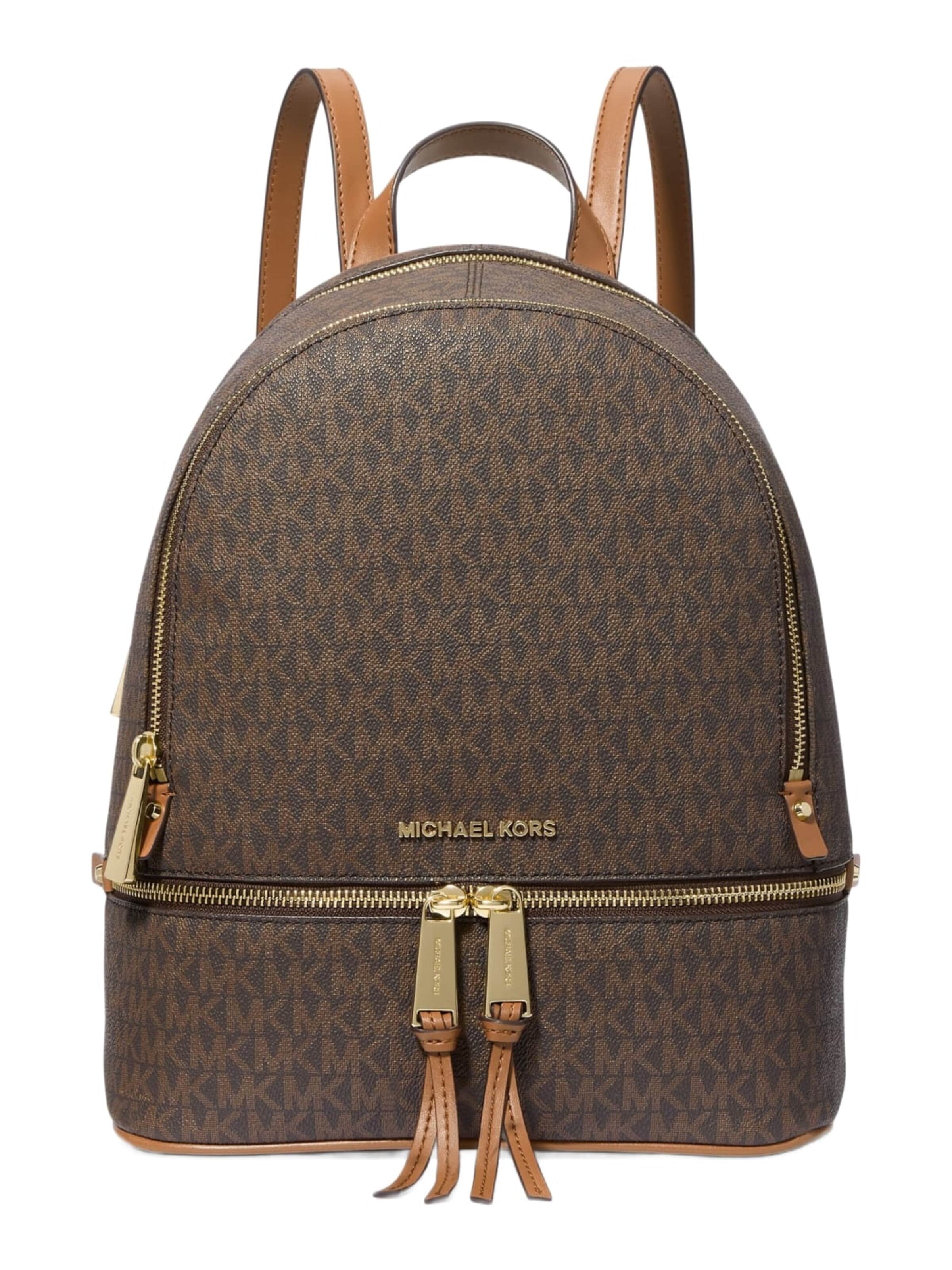 MICHAEL Michael Kors Plecak 'Michael Kors Sac à dos Rhea Zip Marron' w kolorze brązowy: przód