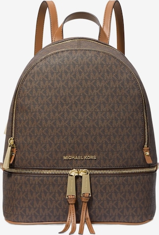 MICHAEL Michael Kors Plecak 'Michael Kors Sac à dos Rhea Zip Marron' w kolorze brązowy: przód