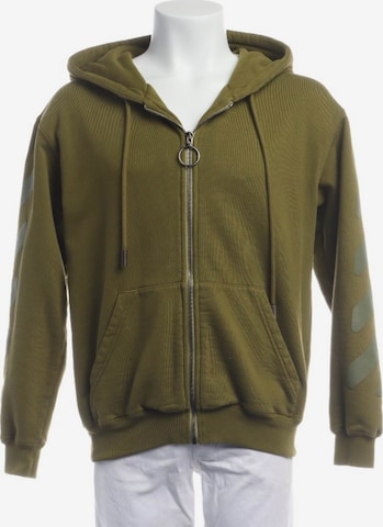 Off-White Sweatshirt / Sweatjacke S in Grün: Vorderseite