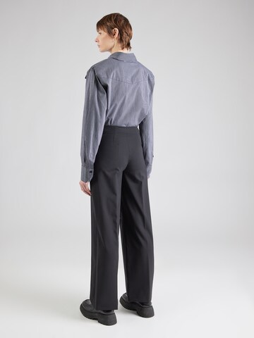 DRYKORN Wide leg Παντελόνι με τσάκιση 'Before' σε μαύρο
