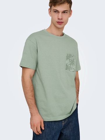 Only & Sons - Camiseta 'ONSFRED' en verde