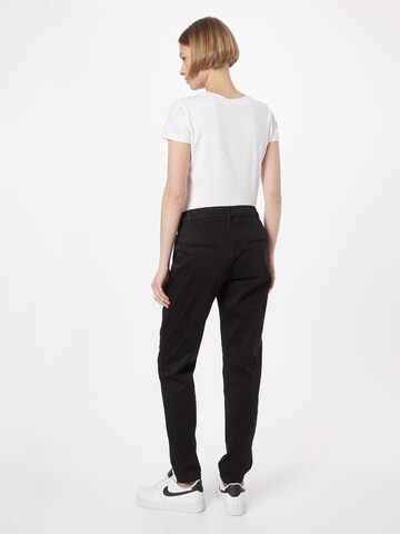 Regular Pantalon chino TAIFUN en noir