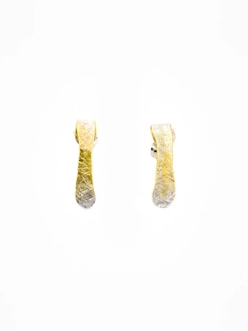 d'ecolife Essentials Earrings 'Filo' in Gold: front