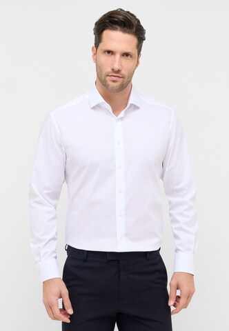 ETERNA Regular fit Business shirt in White: front