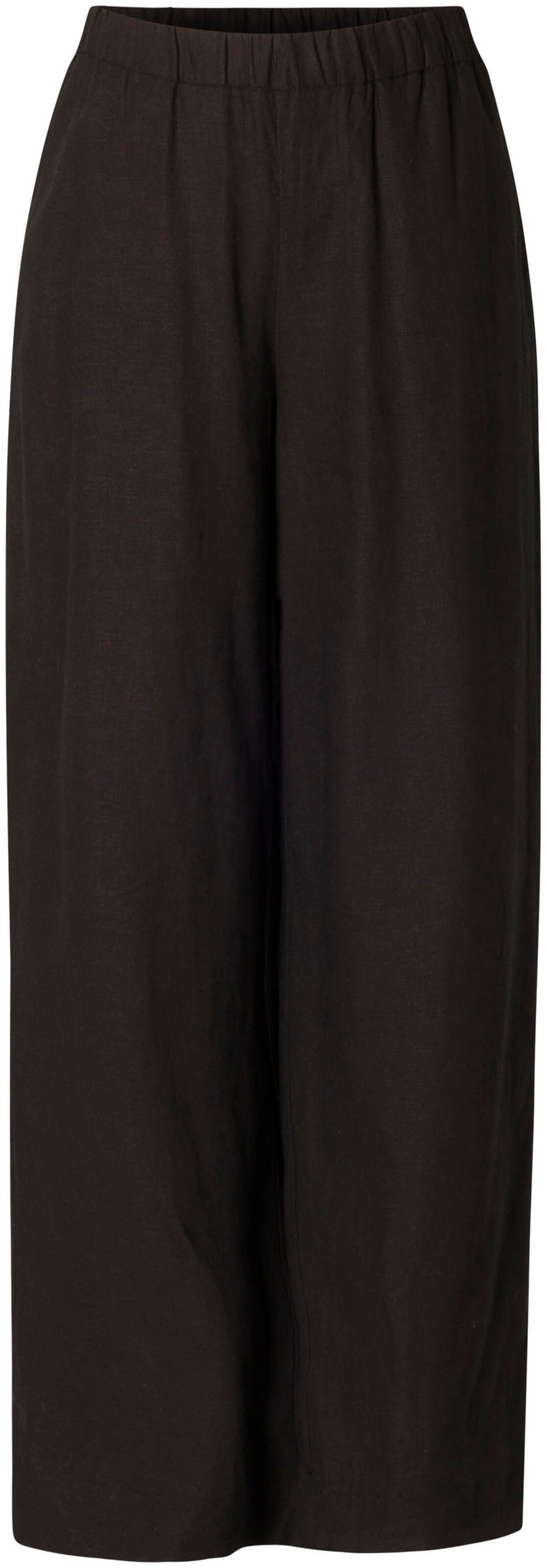 BASE LEVEL CURVY Regular Hose in Schwarz: Vorderseite