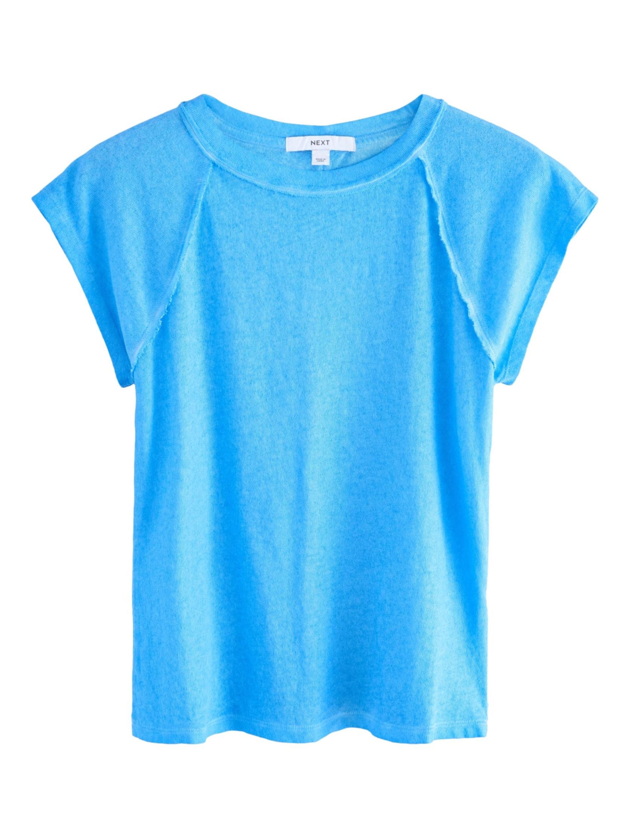 Next Shirt in Blue: front