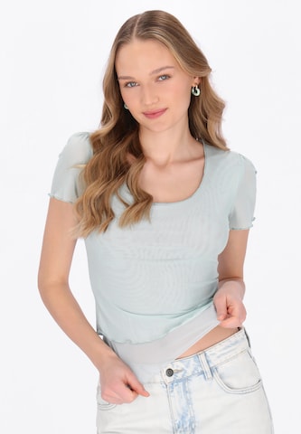 MYMO Blouse in Blue: front