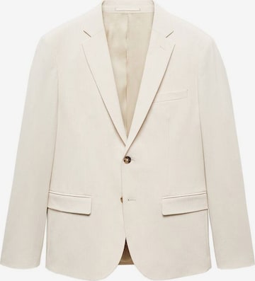 MANGO MAN Slim fit Business Blazer 'Paris' in Beige: front