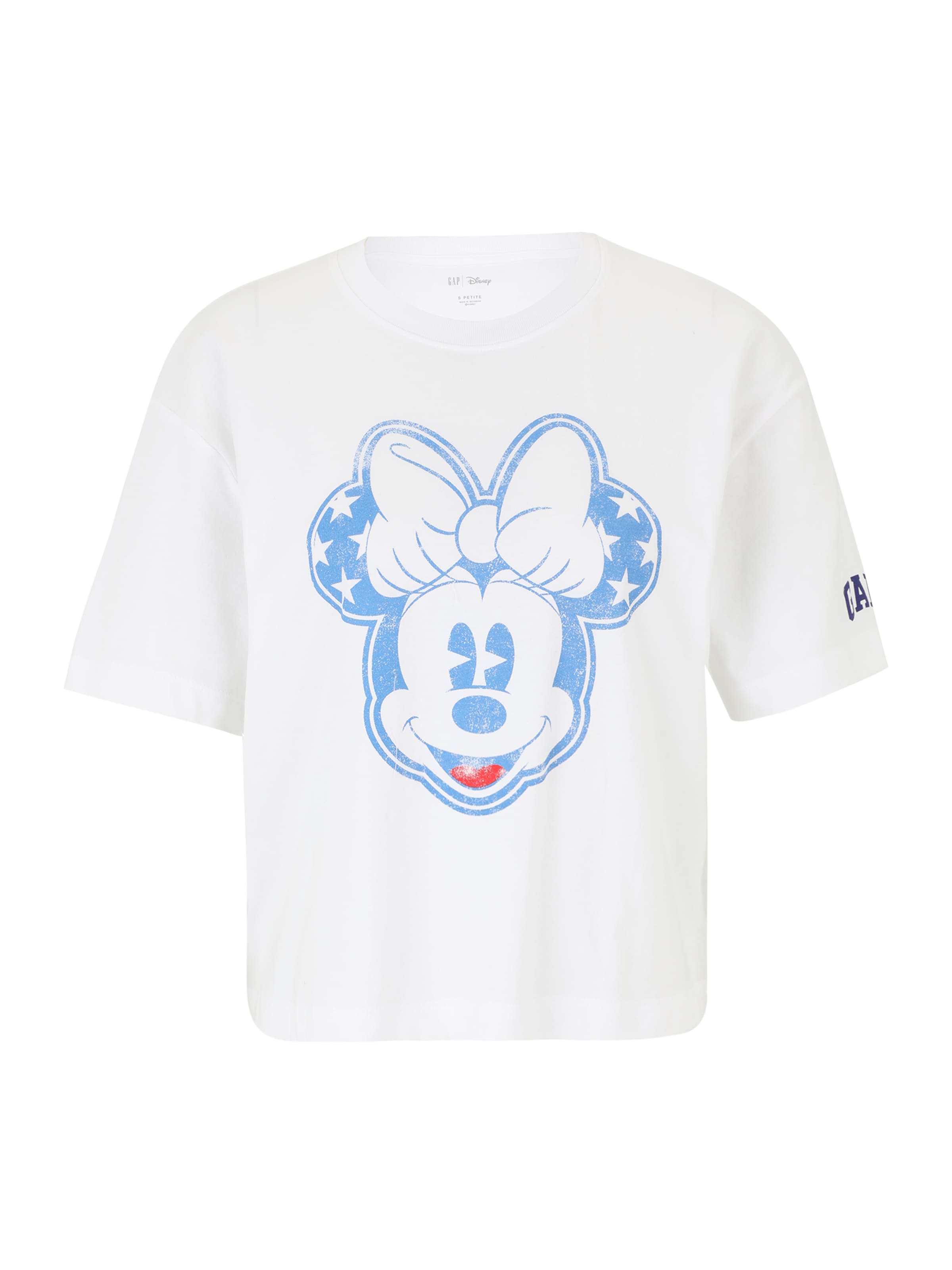 Gap PetiteŠiroka majica - bijela boja: prednji dio