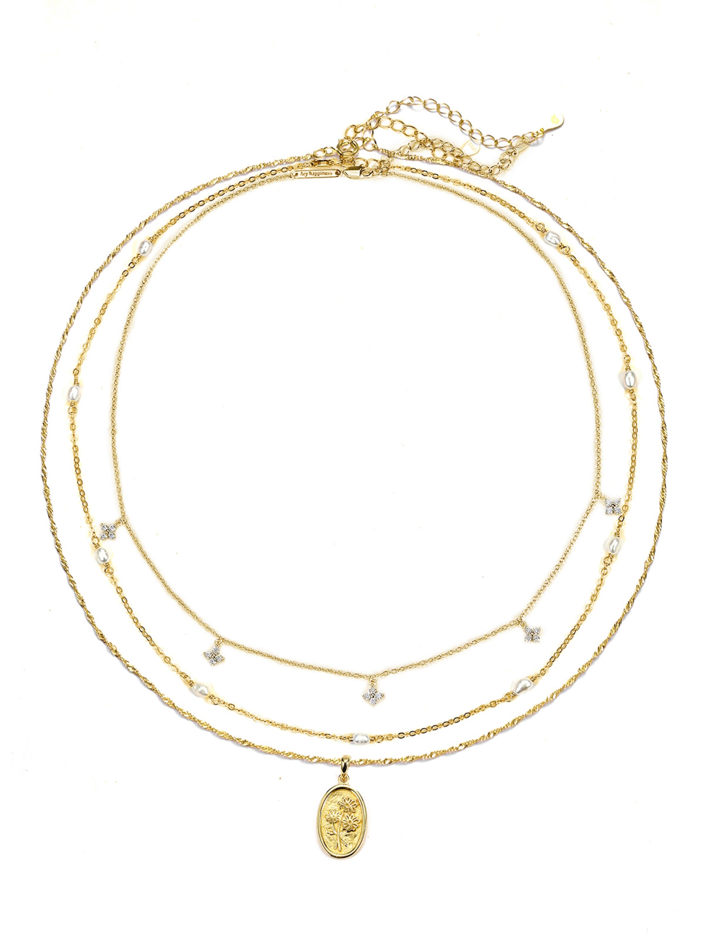 Hey Happiness Necklace 'Nature Lover' in Gold