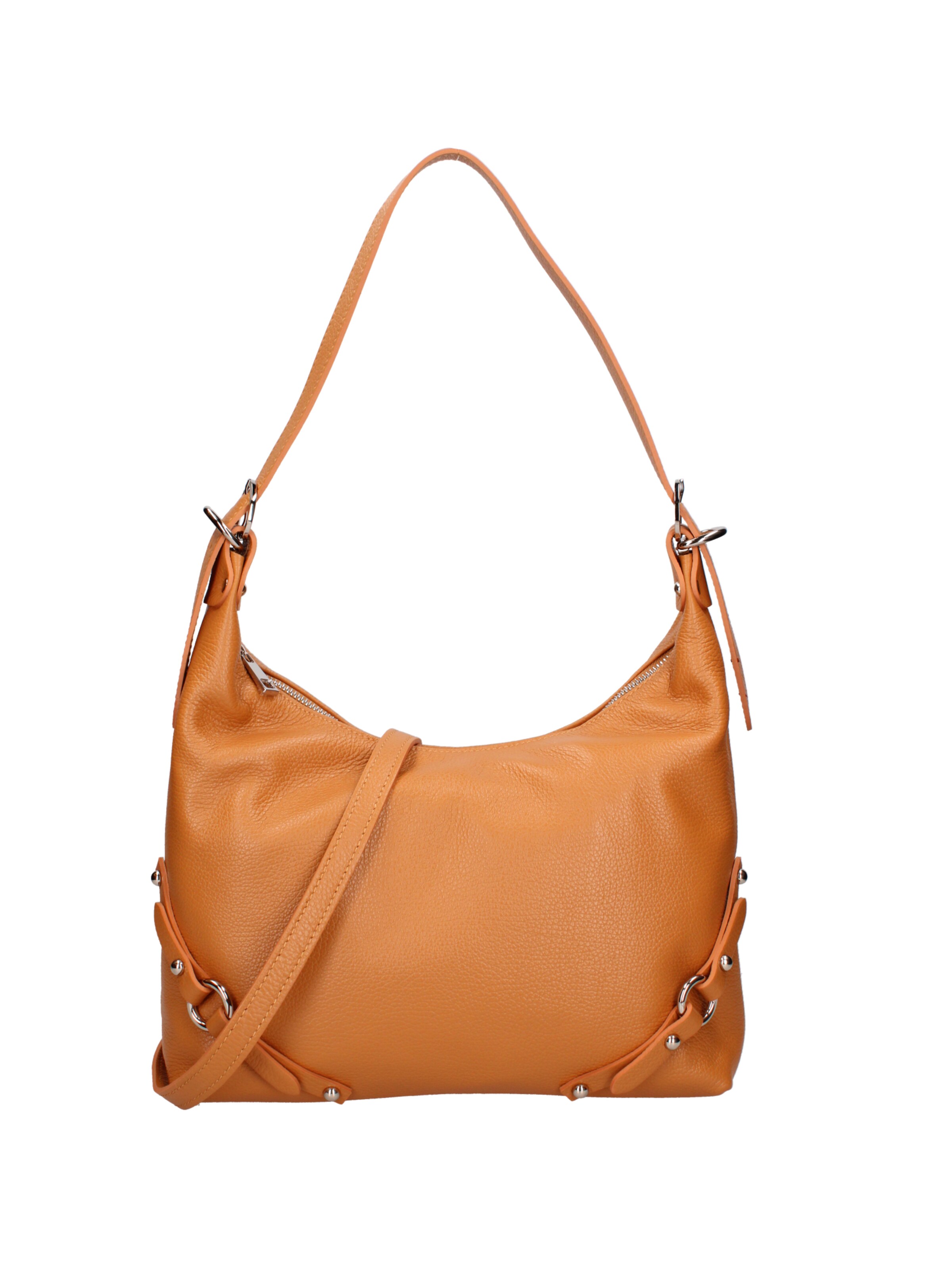 Borsa a spalla di Viola Castellani in marrone: frontale