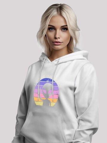 Sweat-shirt 'Alien Peace Sunset' F4NT4STIC en blanc