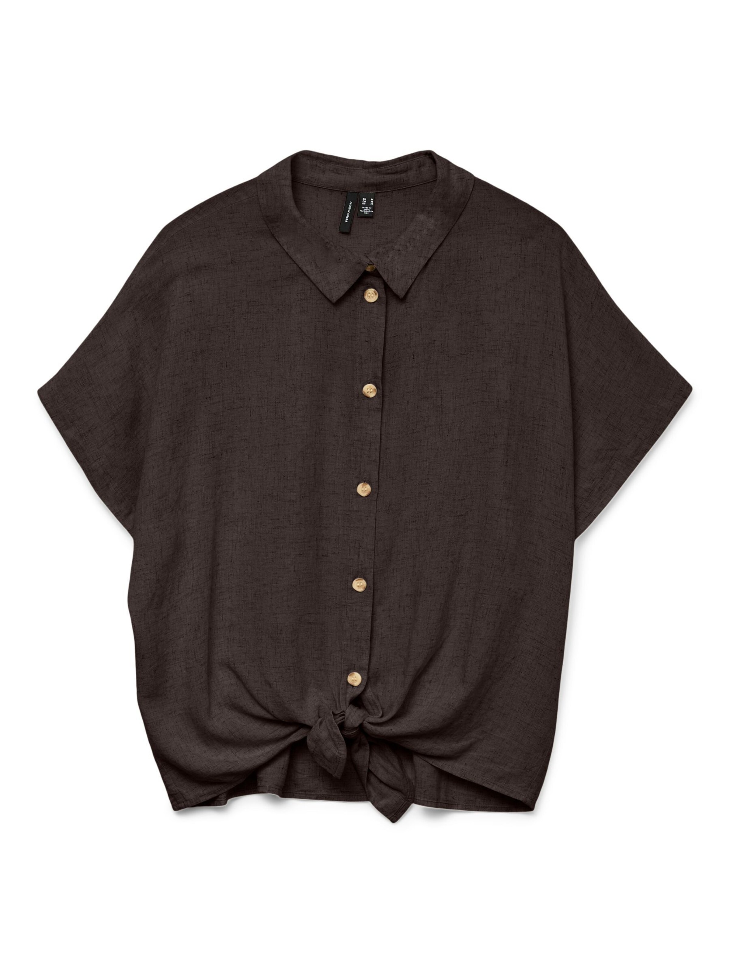 VERO MODA Blouse 'VMTHEA' in Brown: front