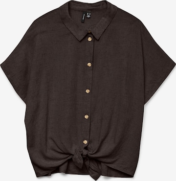 VERO MODA Bluse 'VMTHEA' i brun: forside