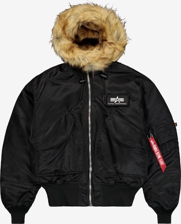 ALPHA INDUSTRIES Between-season jacket '45P' in Black: front