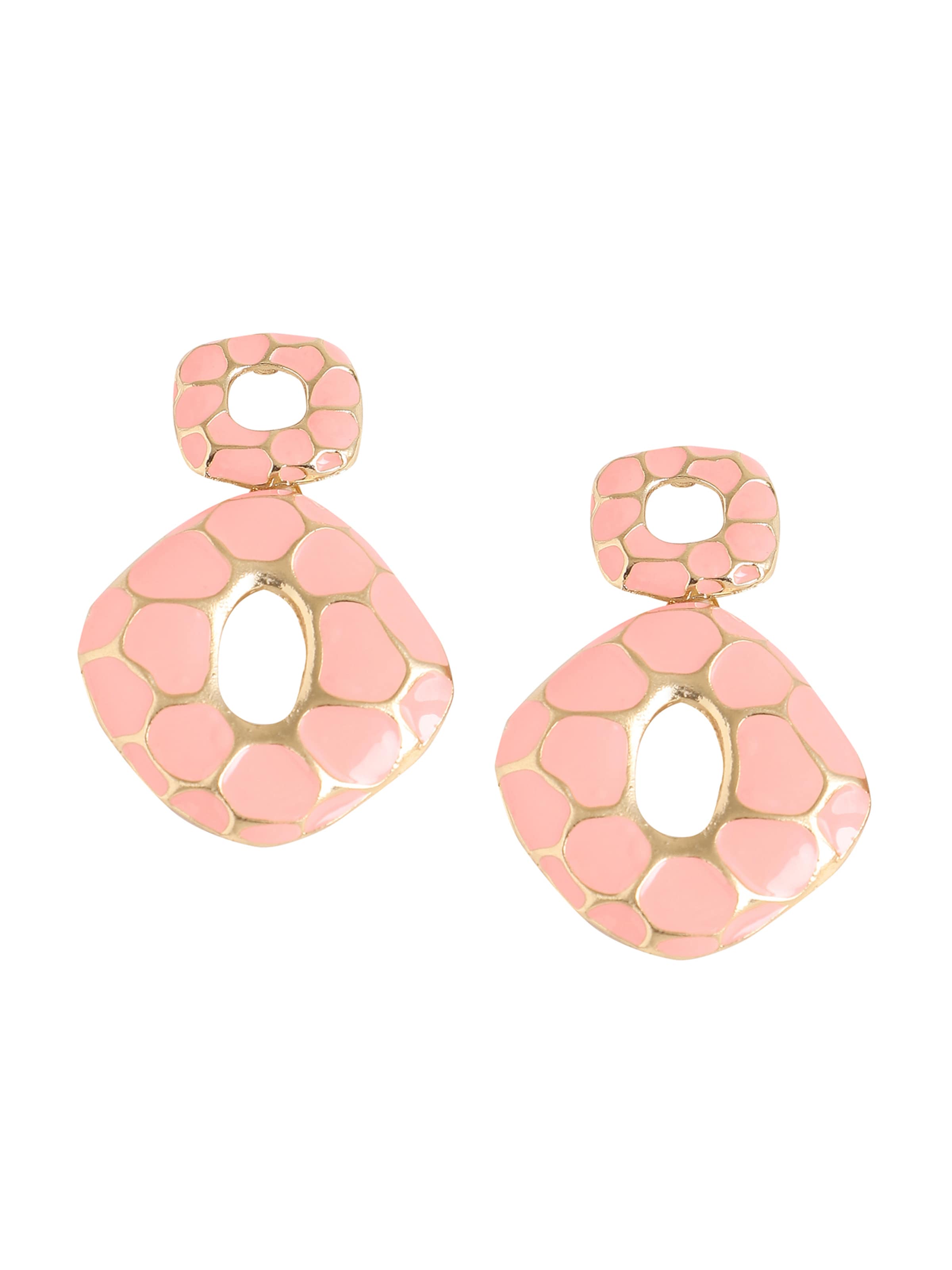 SOHI Fülbevalók ' Sawana ' - rózsaszín: elől