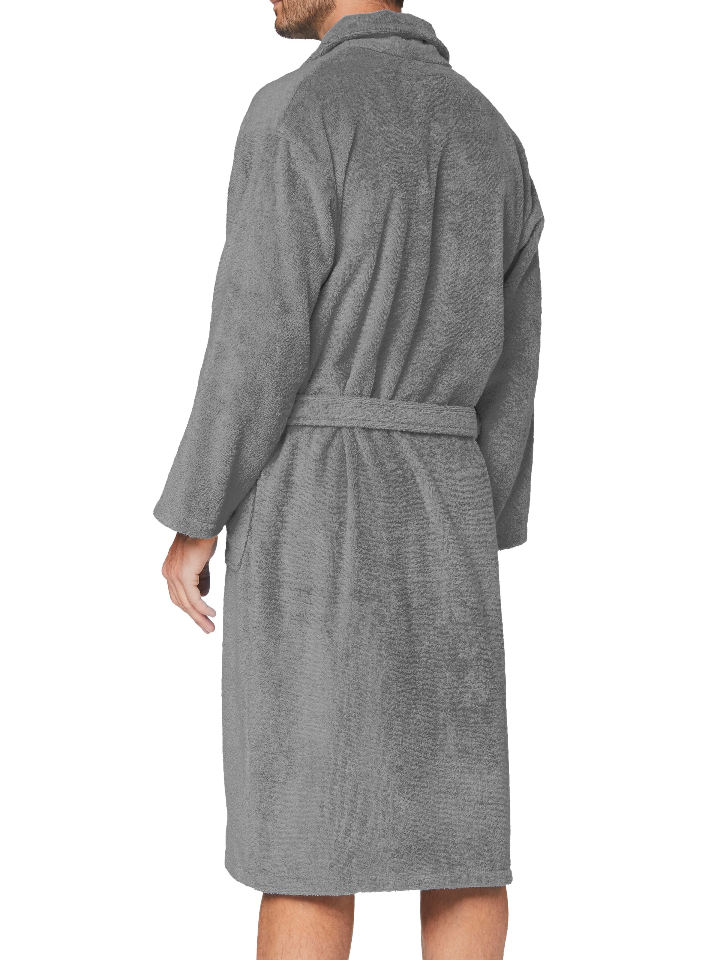 Peignoir long normani en gris