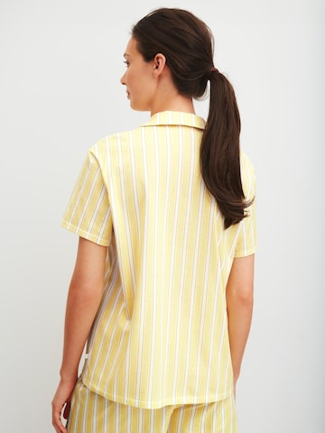 Camicia da notte 'Favourites Ocean' di CALIDA in giallo