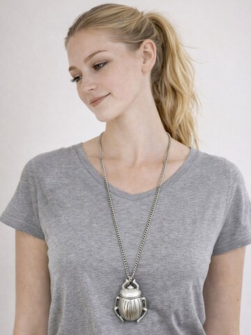 COLLEZIONE ALESSANDRO Necklace 'Ägypten' in Silver: front