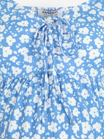 Dorothy Perkins Maternity Kleid 'Ditsy' in Blau