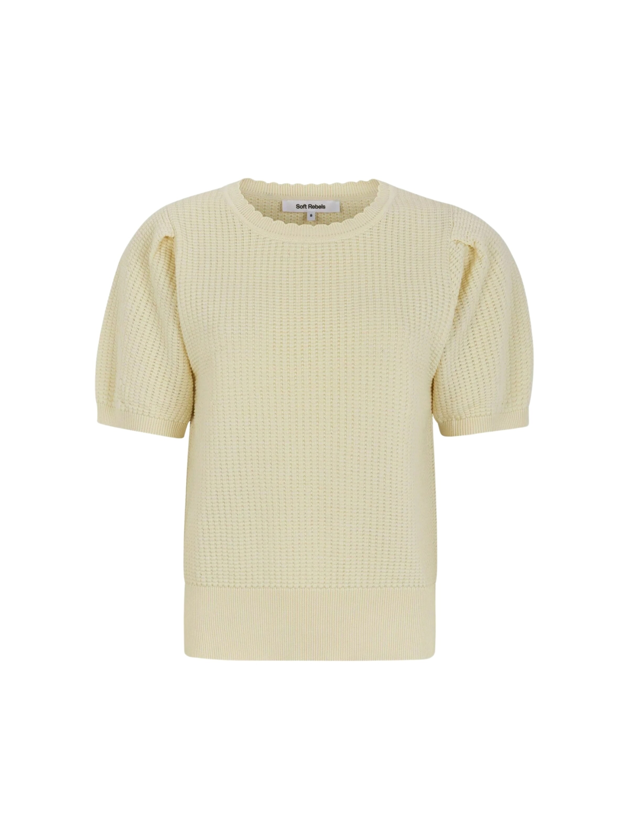 Soft Rebels Neulepaita 'May' värissä beige: etupuoli