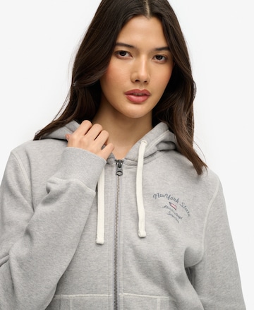 Superdry & Co Sweatvest 'Essentials' in Grijs