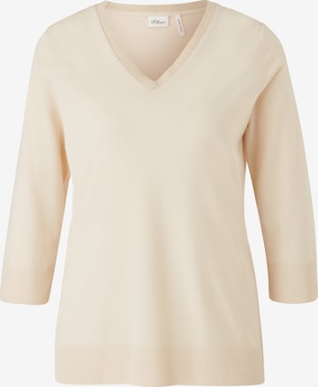 s.Oliver BLACK LABEL Shirts i beige: forside