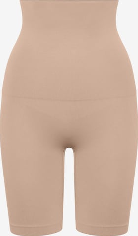 Pantaloni modellanti 'High Waisted Shaping Shorts' di cfab (formerly creamy fabrics) in beige: frontale