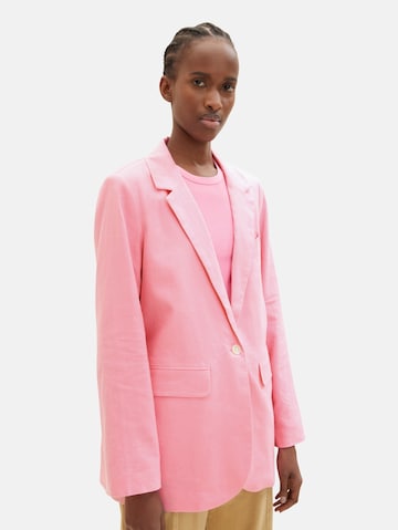 TOM TAILOR DENIM Blazer in Pink: predná strana