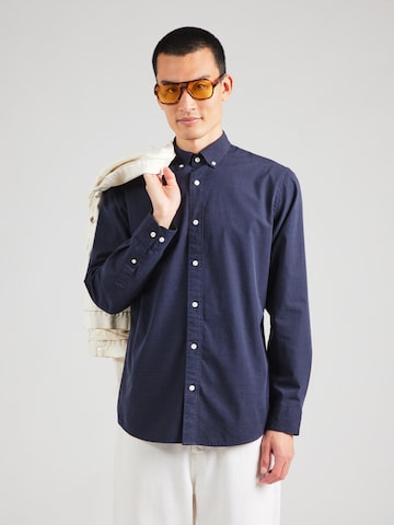 Slim fit Camicia 'SLHRICK' di SELECTED in blu: frontale