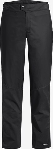 VAUDE - Tapered Calças outdoor 'All Year Moab' em preto