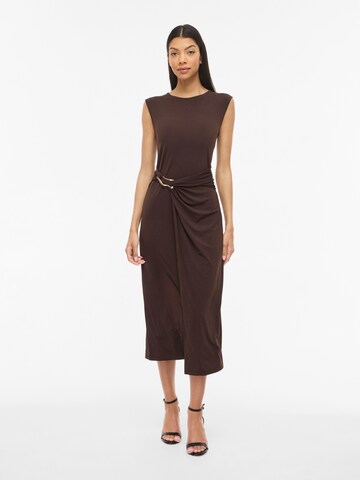 VILA Obleka 'VIJUSTINE' | rjava barva