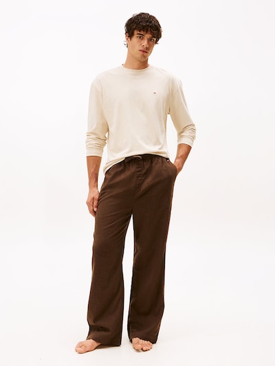 TOMMY HILFIGER Pyjama long en beige / marron, Vue avec produit