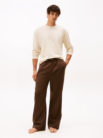 TOMMY HILFIGER Pyjama lang in Beige: voorkant