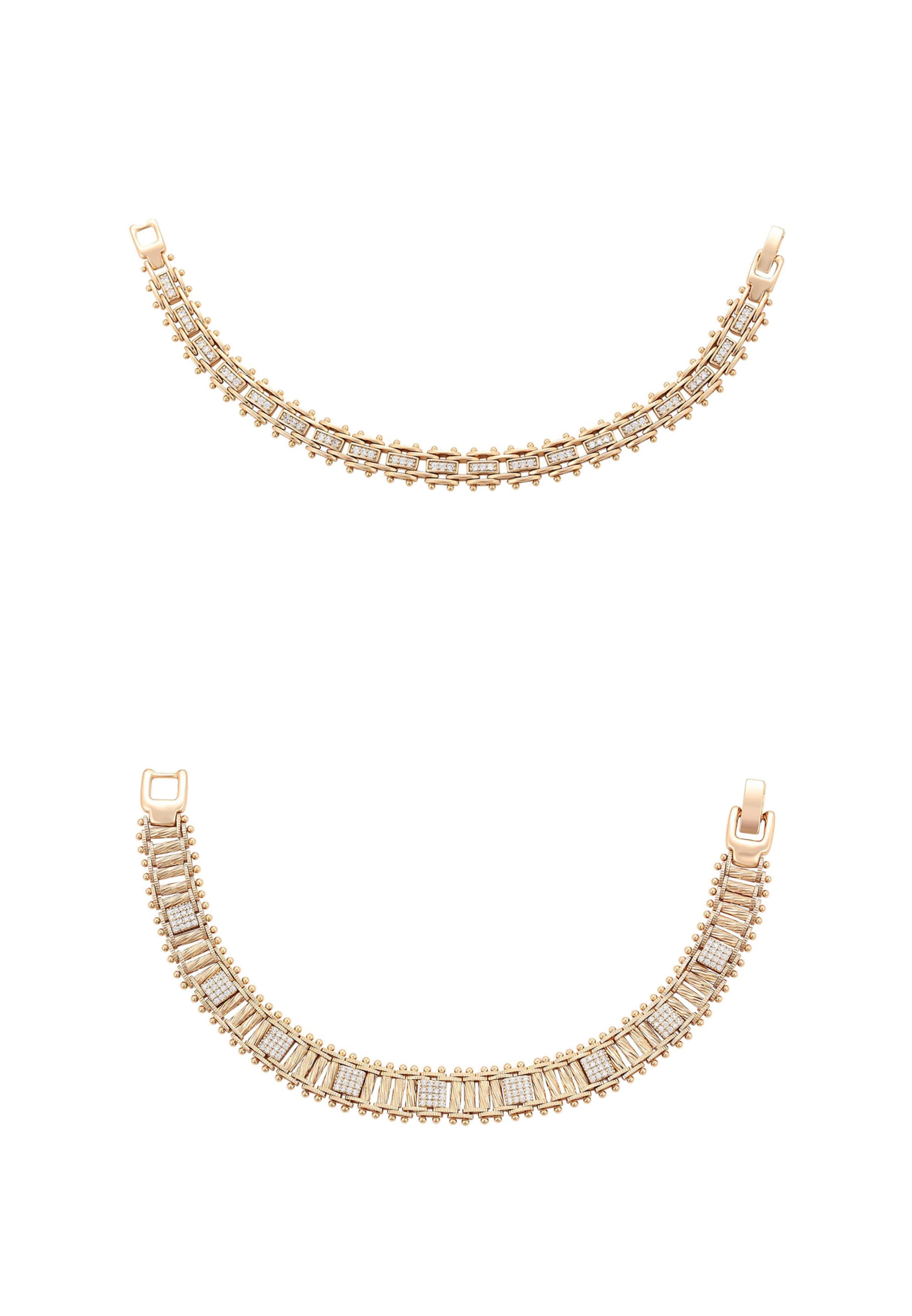 faina Pulseira em ouro / transparente, Vista do artigo