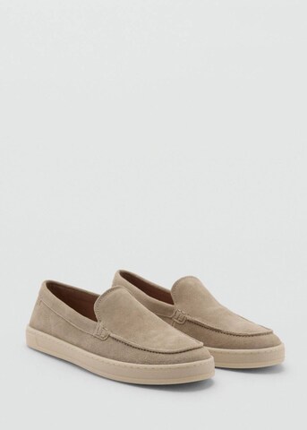 MANGO MAN Moccasins 'Easy' in Beige
