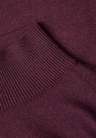 STREET ONE Basic Pullover mit Turtle Neck in Rot