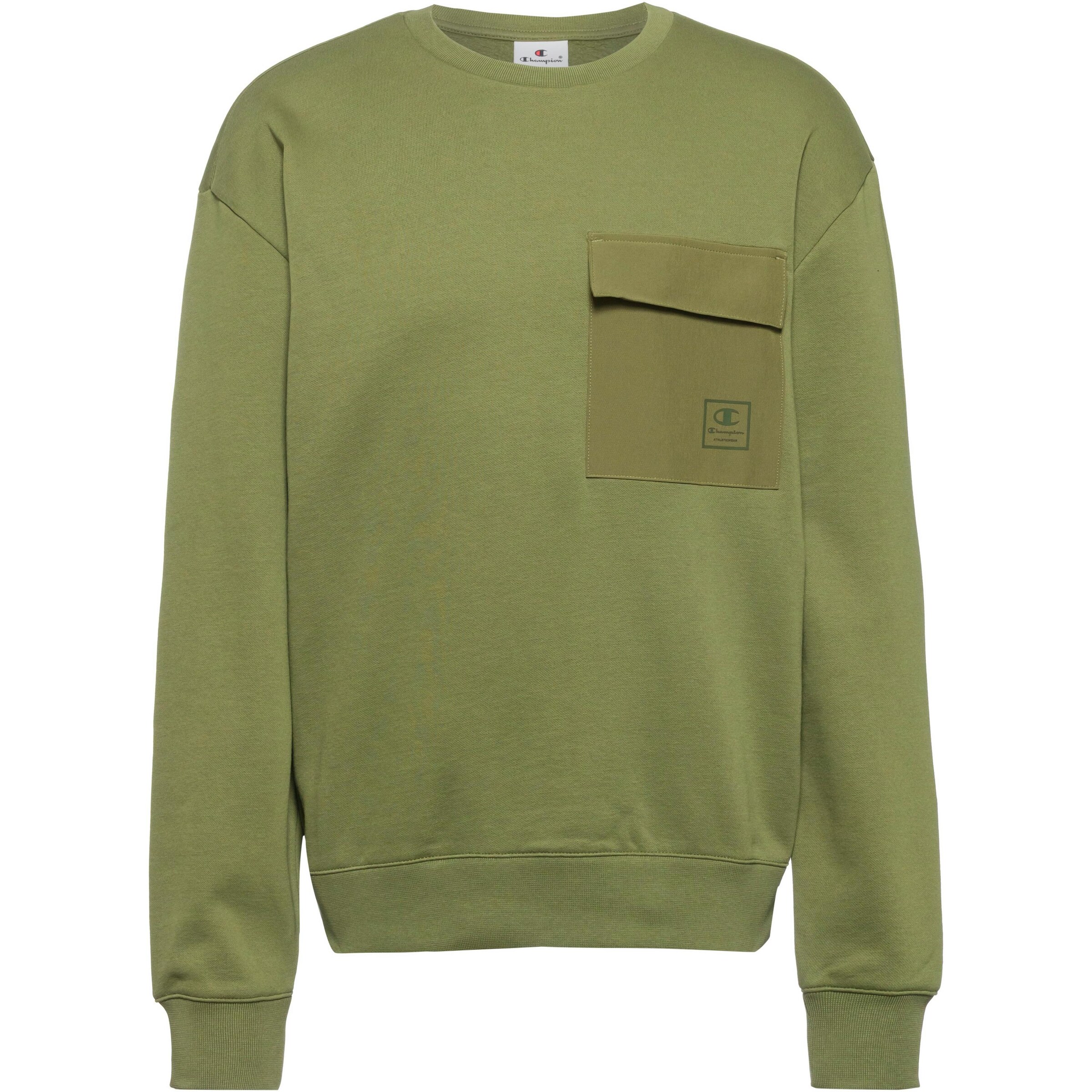 Champion Authentic Athletic Apparel Sweatshirt in Green: front
