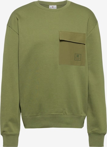 Champion Authentic Athletic Apparel Sweatshirt in Green: front