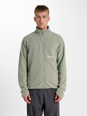 Veste en polaire fonctionnelle 'Pulse' Hummel en vert : devant