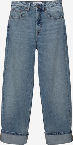Pull&Bear Voľný strih Džínsy - Modrá: predná strana