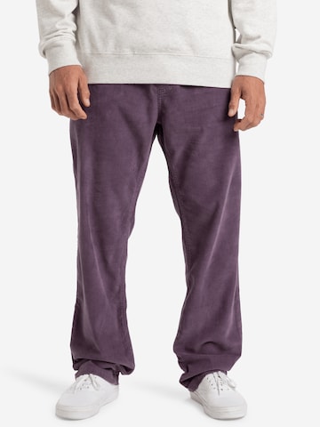 Pantalon 'Taxer' QUIKSILVER en violet : devant