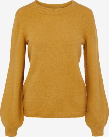 Pull-over 'Eve Nonsia' OBJECT en jaune : devant