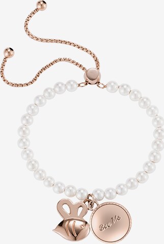 Bracelet ' Perivale Bee Pearl ' Victoria Hyde en blanc : devant