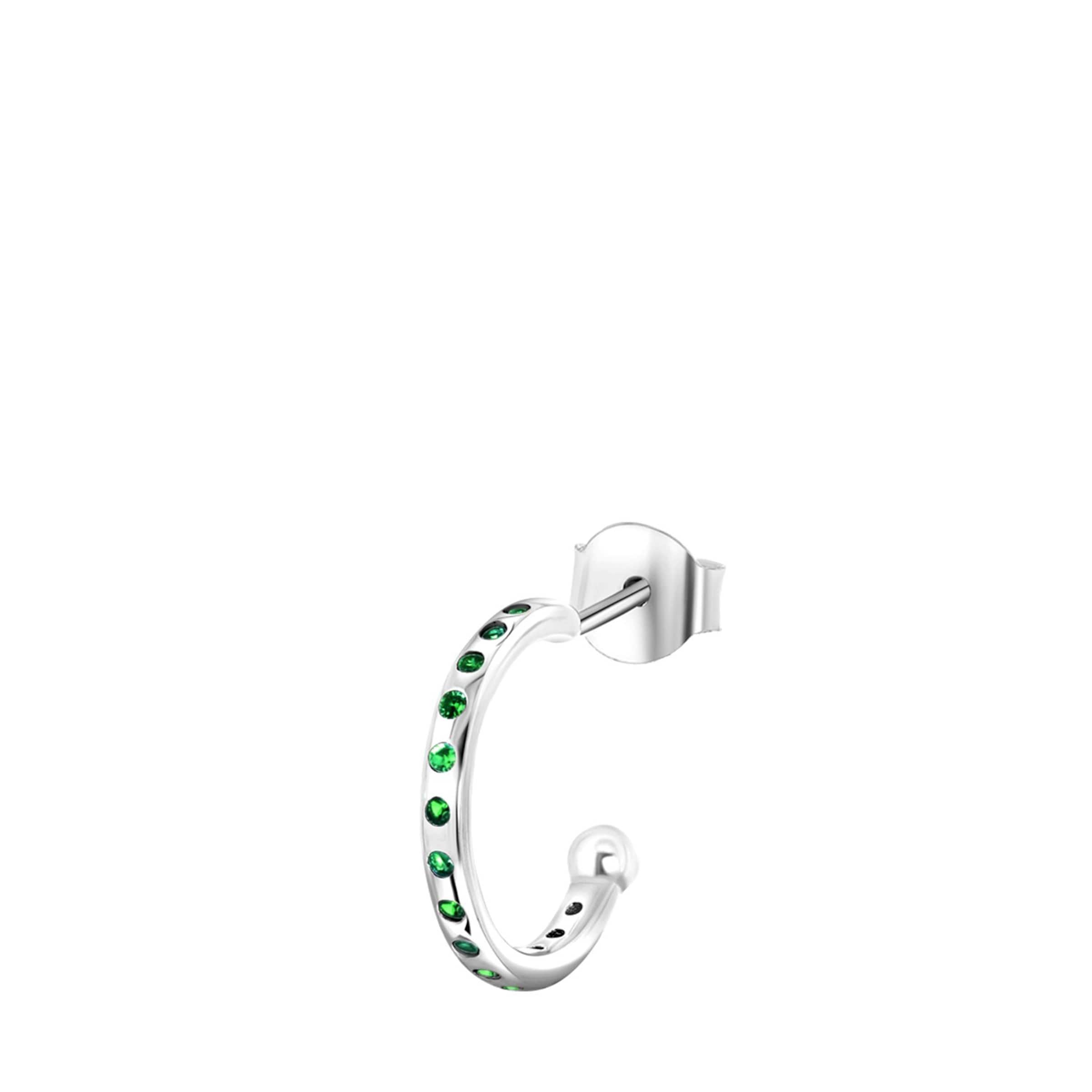 Lucardi Oorbellen in Zilver: voorkant