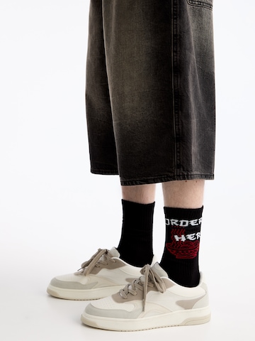 Chaussettes Pull&Bear en rouge